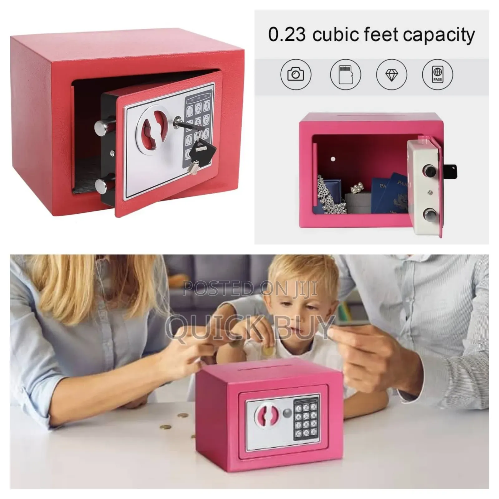 Mini Electronic Deluxe Digital Security Safe Box