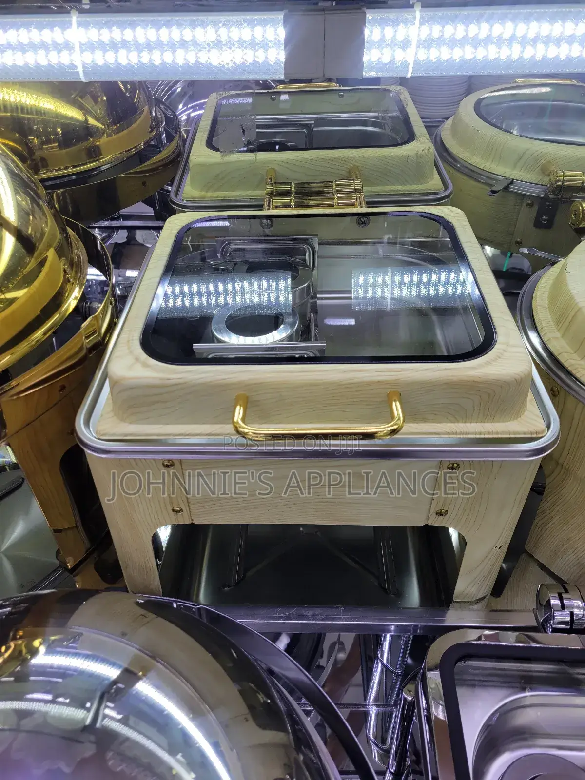 Multi Function Chafing Dishes or Food Warmers Stainless Steel Pans