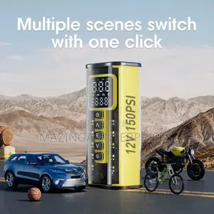 12v Portable Tire Inflator Pump WTH Digital Display Air Compressor