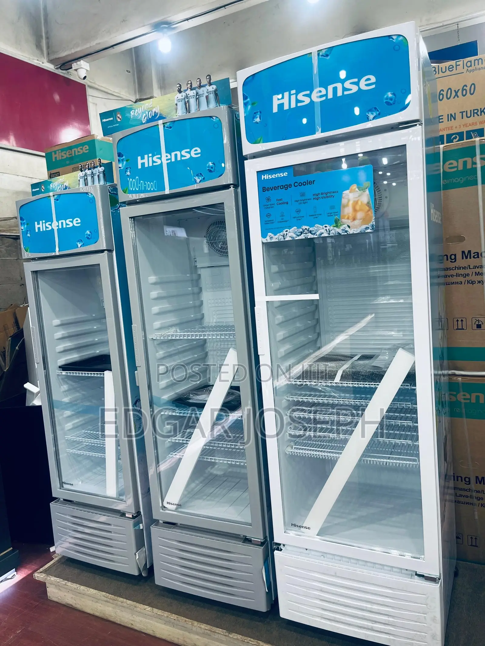 Hisense Display Fridges 370l