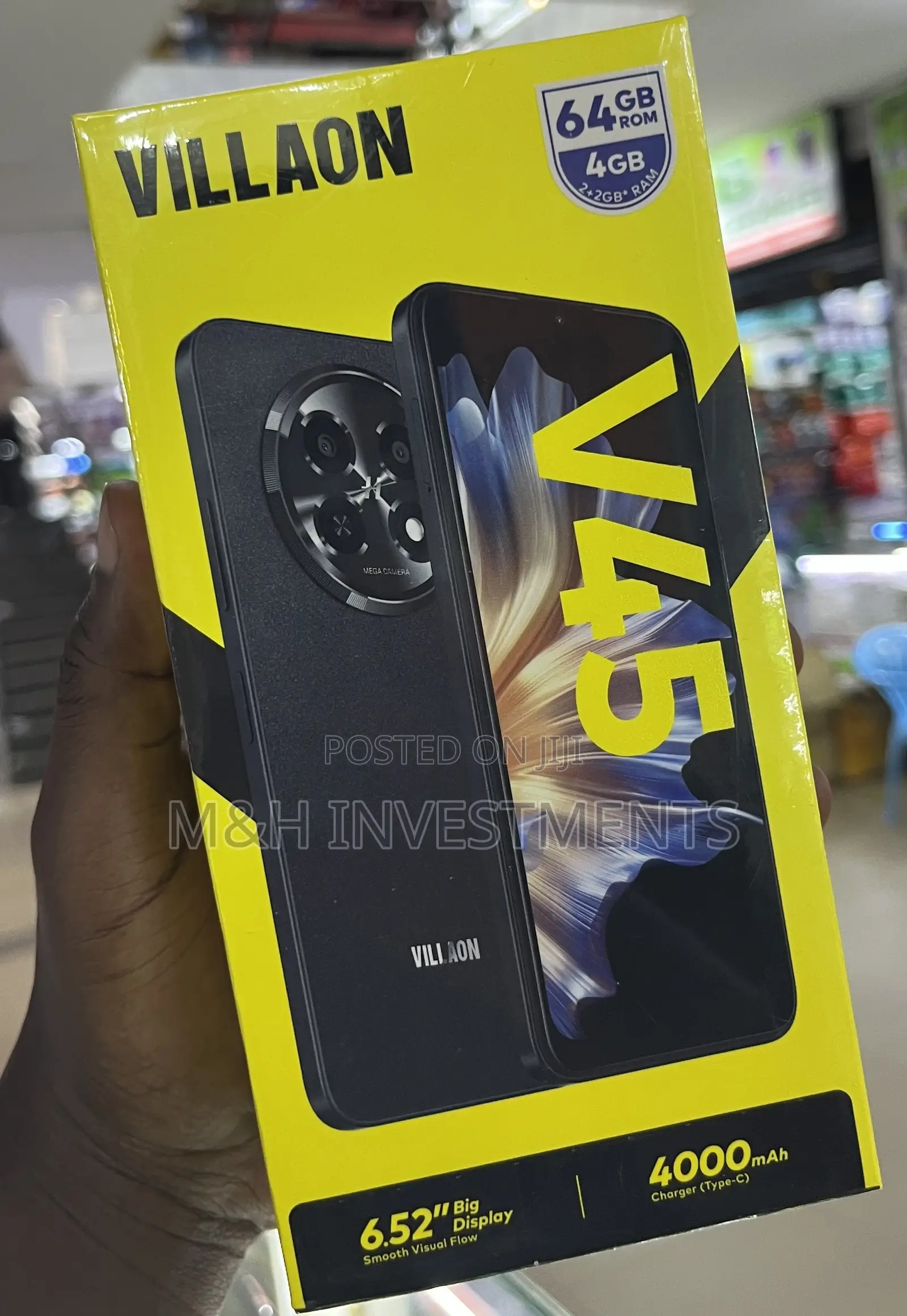 New Villaon V40s 64 GB Black