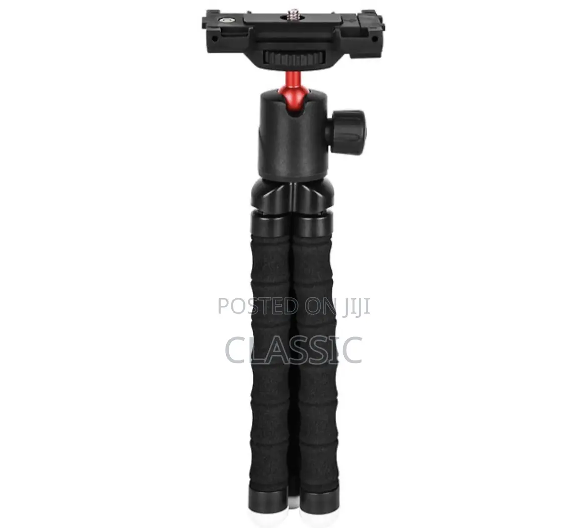 Porodo Table Tripod With Phone Holder - Black
