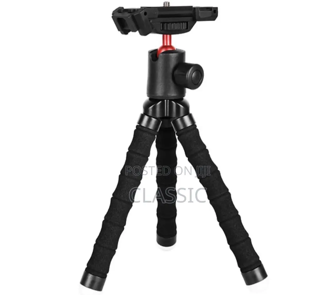 Porodo Table Tripod With Phone Holder - Black