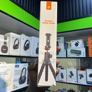 Porodo Table Tripod With Phone Holder - Black