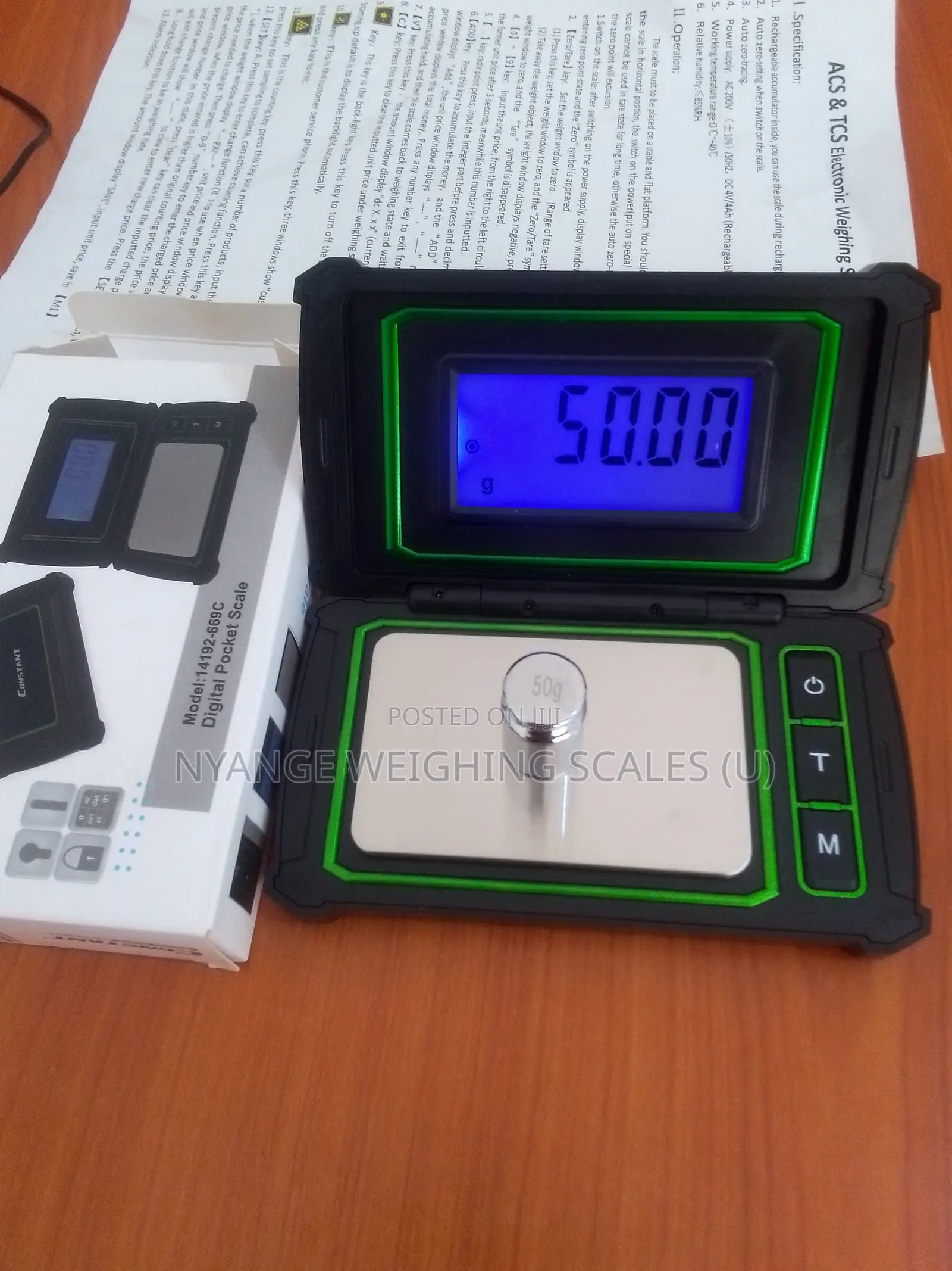 Digital Weighing Scale 500g/0.01g Gold Mining Industry Weighing Scale