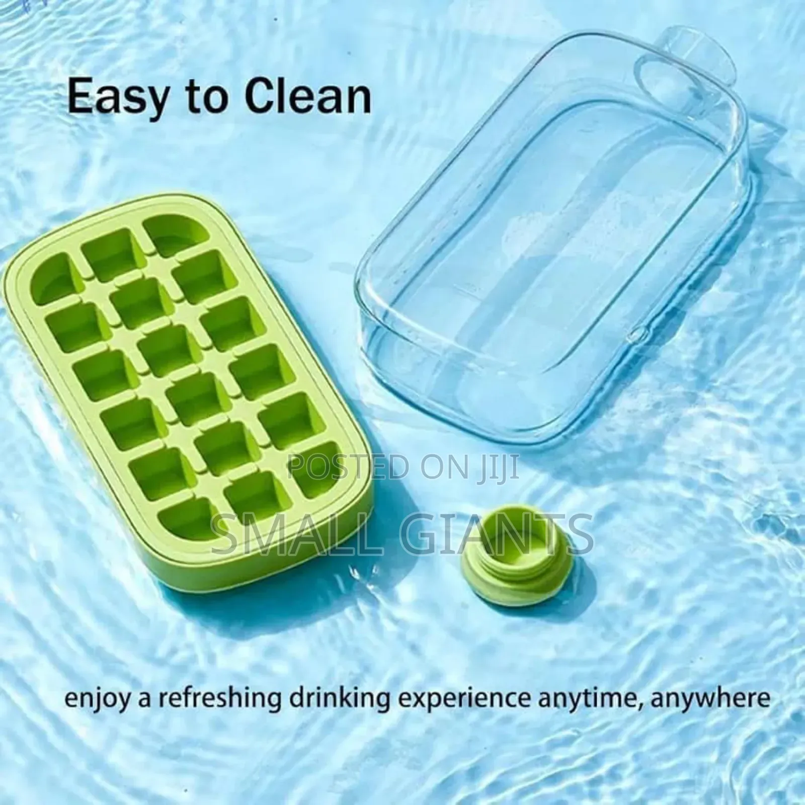2in1 Water Bottle and Ice Cube Tray