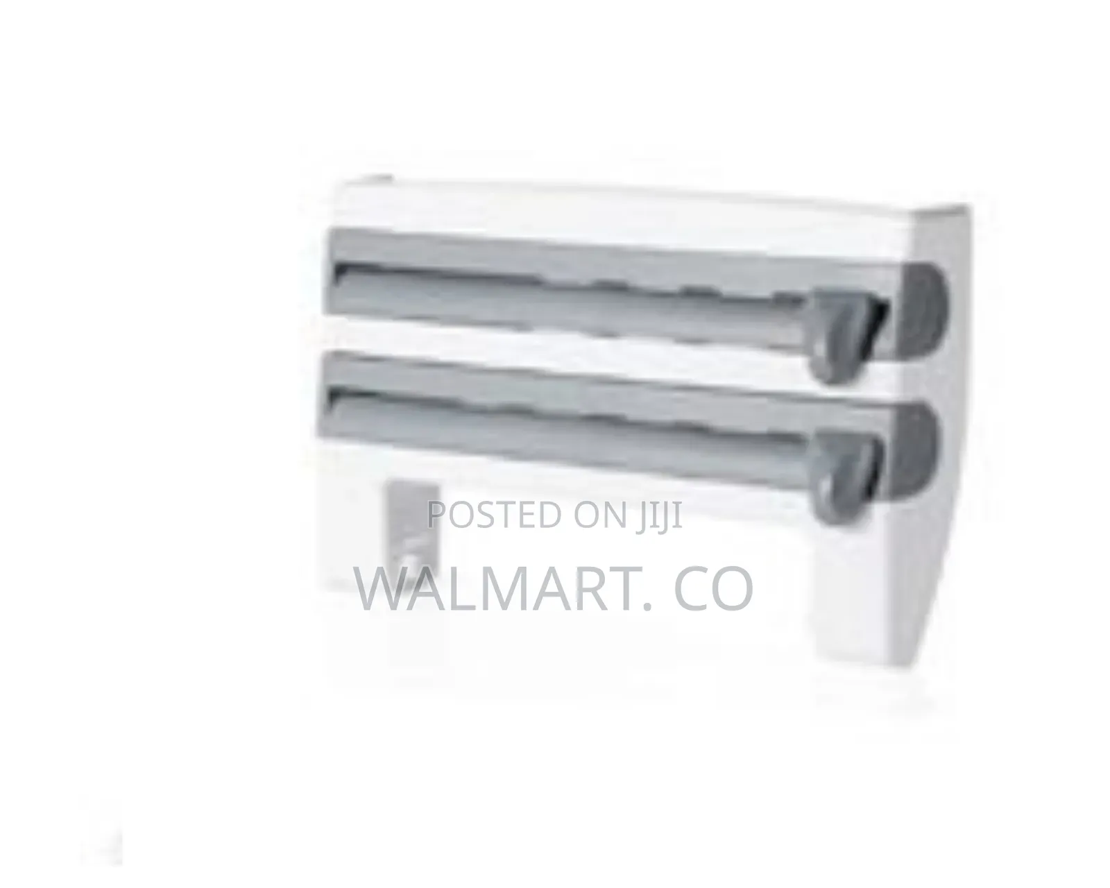 4 in 1 Cling Film,Paper Towel and Foil Storage Rack Cutter Holder