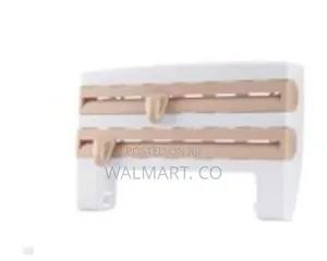 4 in 1 Cling Film,Paper Towel Foil Storage Rack Cutter Holder Cream