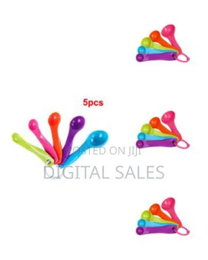 Set of 5piece Plastic Measuring Spoons