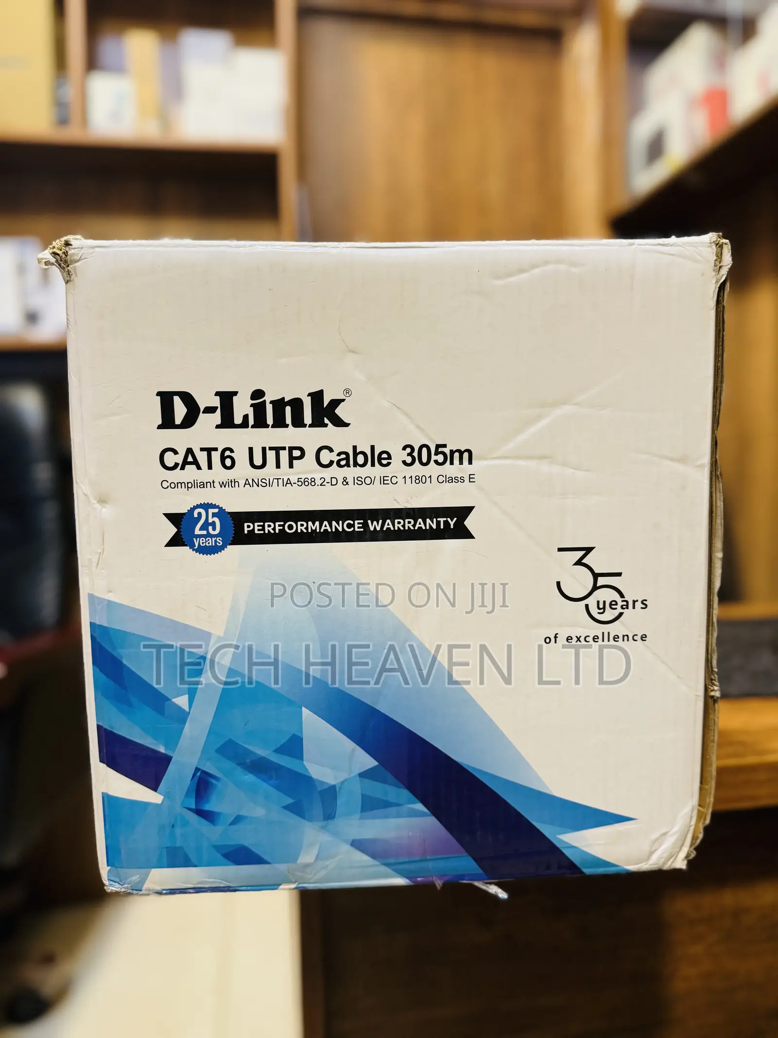 Dlink Cat6 Utp 23awg Pure Copper 305m Network Cable