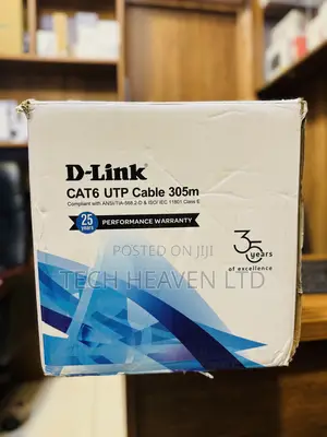 Dlink Cat6 Utp 23awg Pure Copper 305m Network Cable