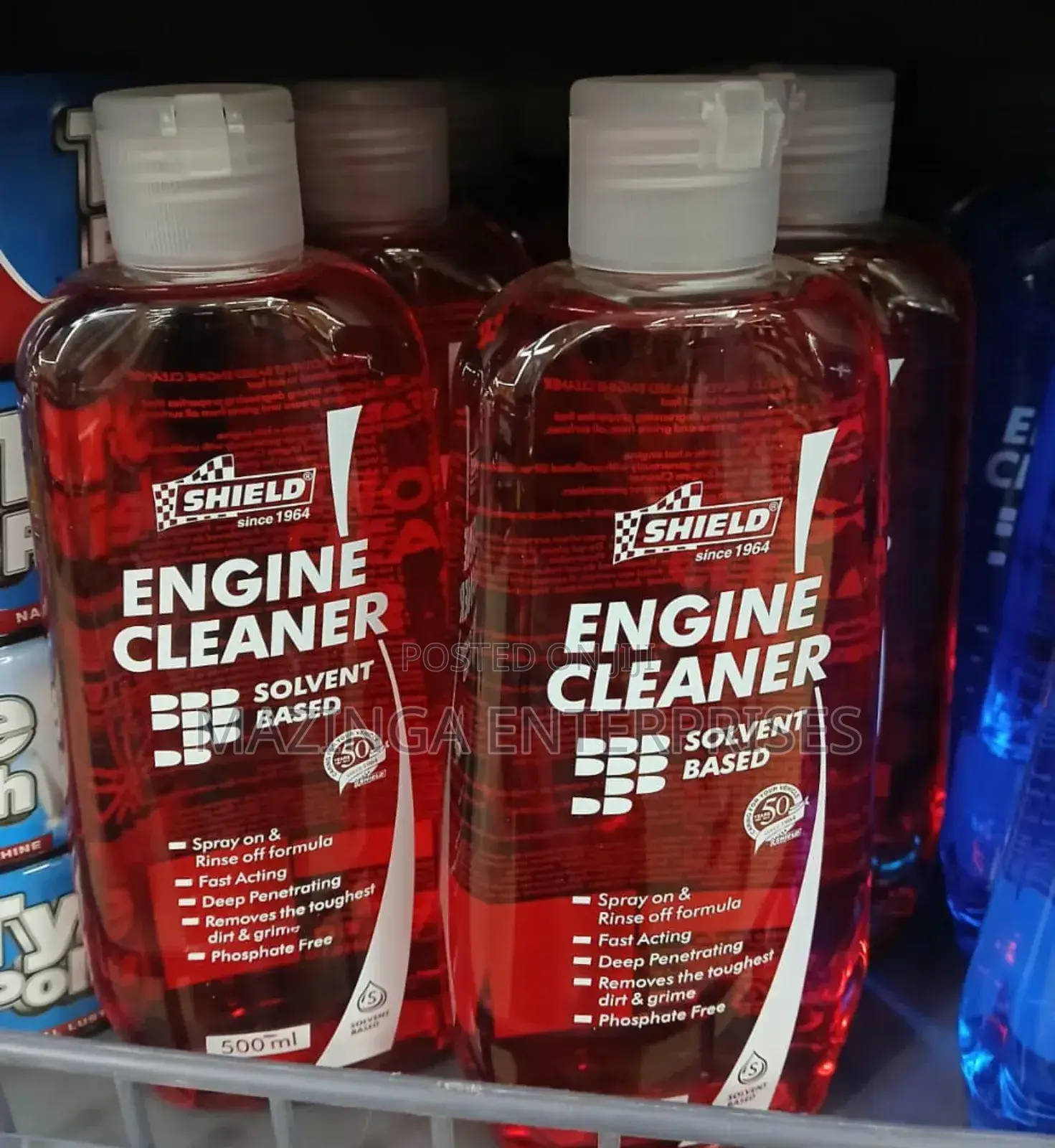 Shield 500ml Solvent Based Engine Cleaner and Degreasing Solvent