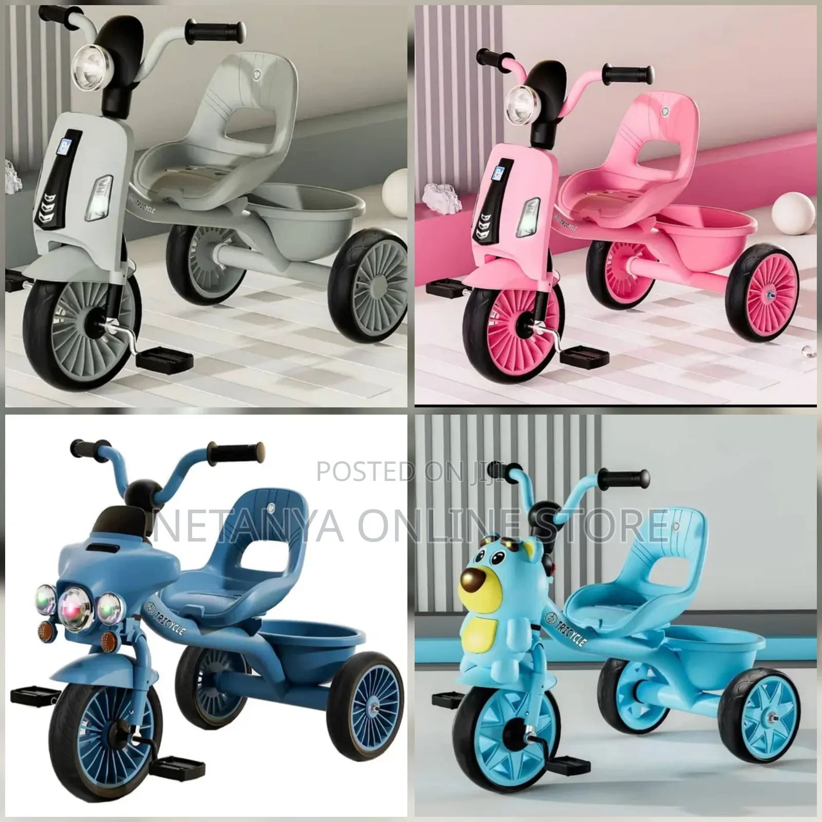 3 Wheels Children's Tricycles