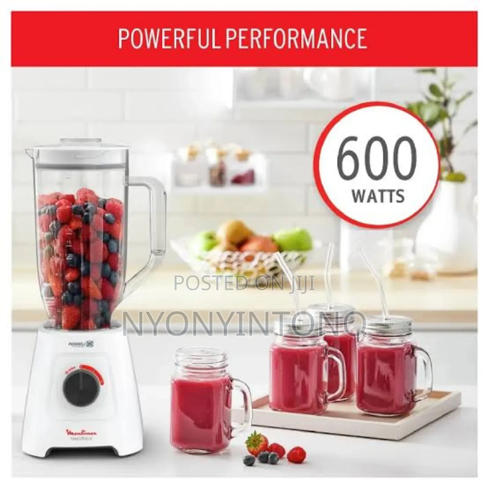 Moulinex 600w 2.8l Heavy-Duty Blender Lm458127