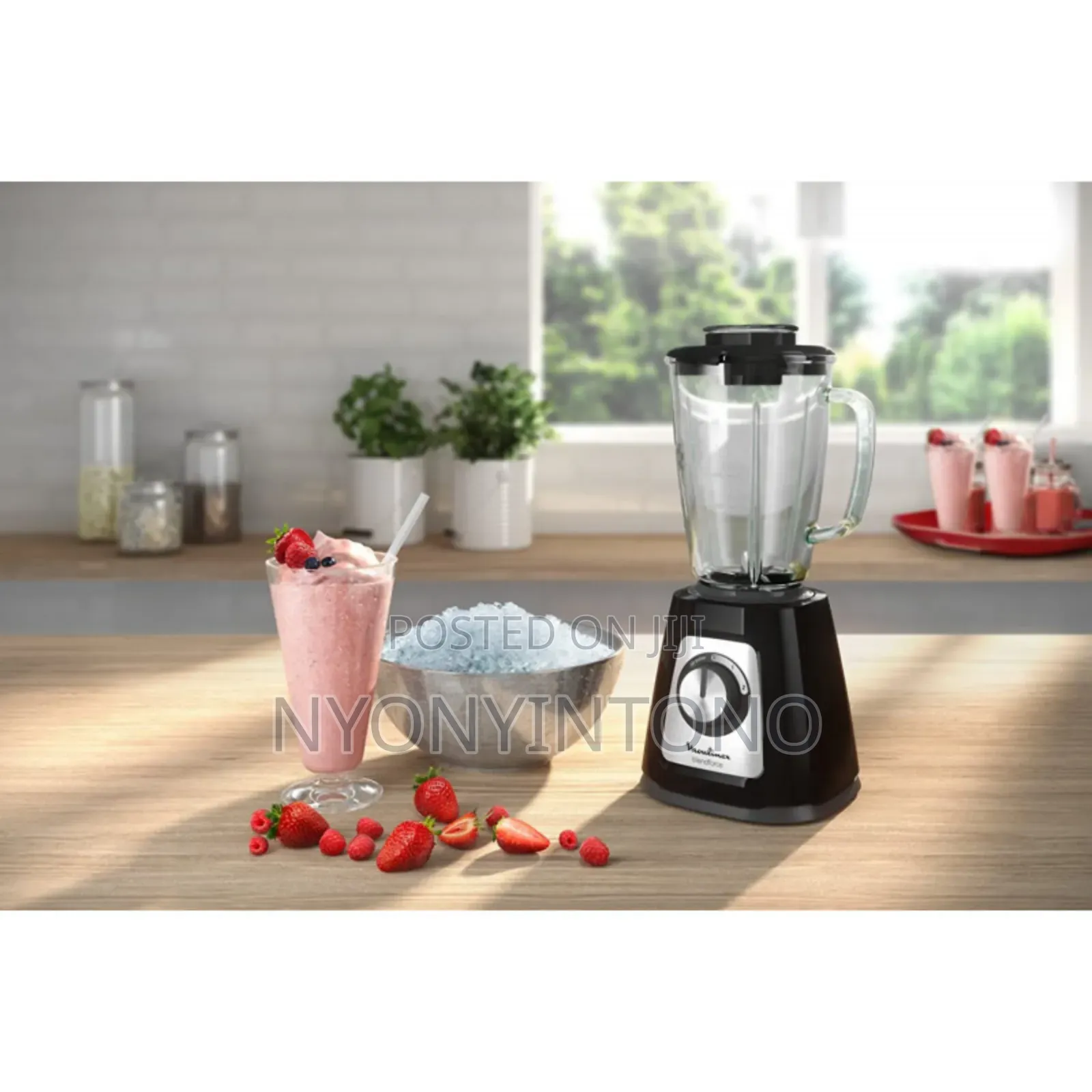 Moulinex 700w 1.75l Glass Jug Powerful and Durable Blender Lm438127
