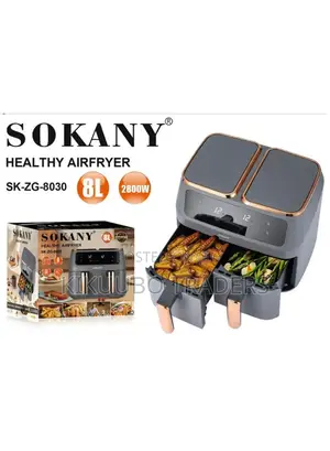 Sokany Dual Basket 8l Electric Air Fryer