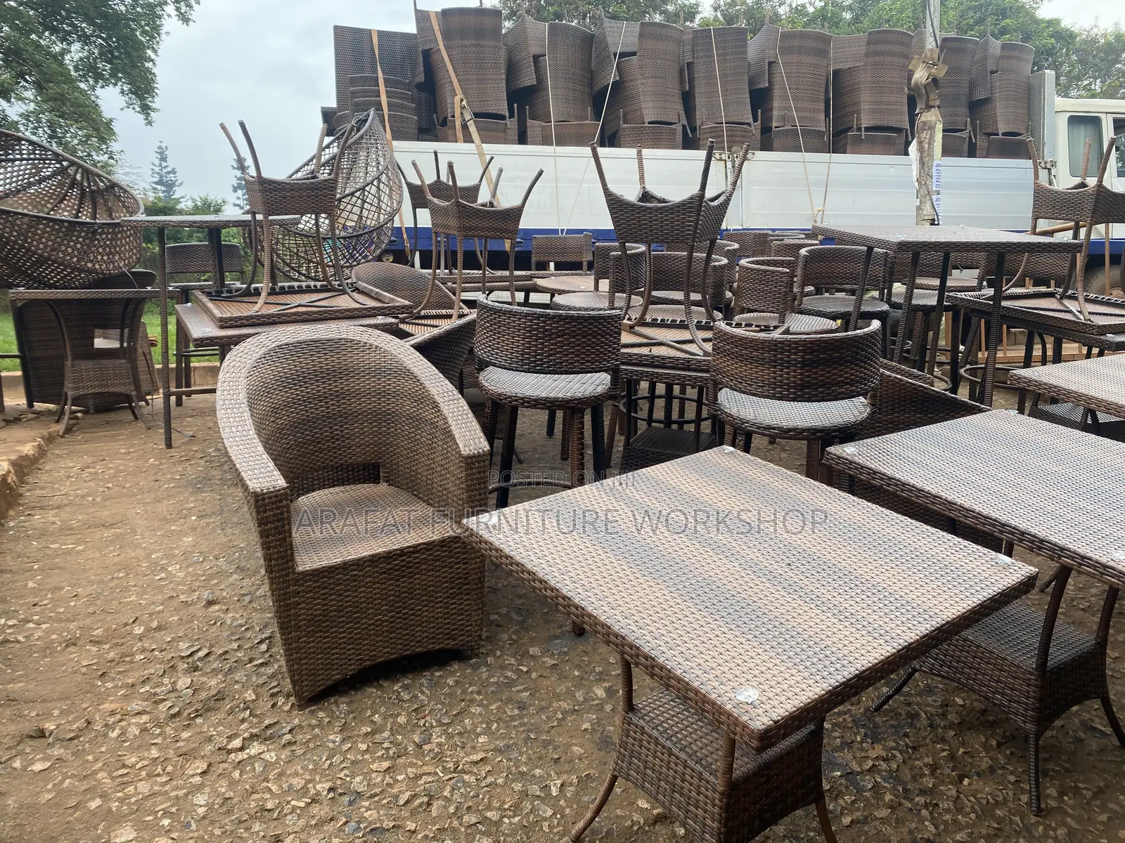 Restaurant and Bar Rattan Chairs