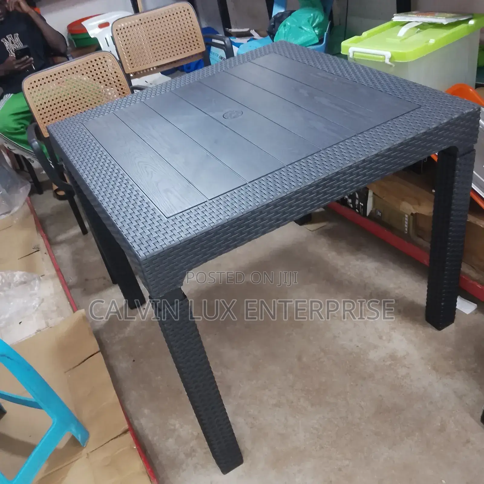 Black Table Plastic