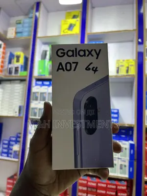 New Samsung Galaxy A07 4G 64 GB Black