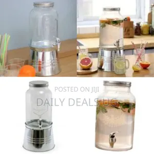 8l Jumbo Carafe Glass Beer Tower Wine Cocktail Juice Dispenser Glass