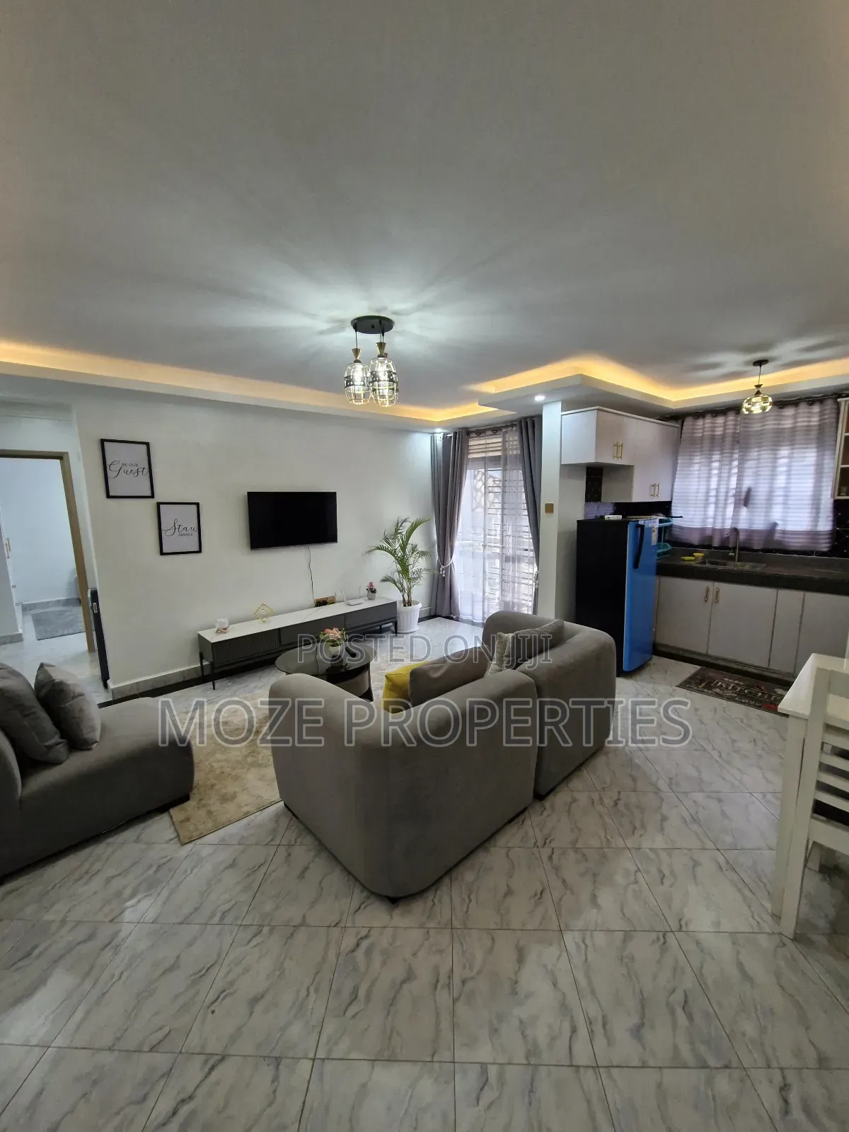 Furnished 1bdrm Apartment in Kireka Kyambogo Road, Central Division