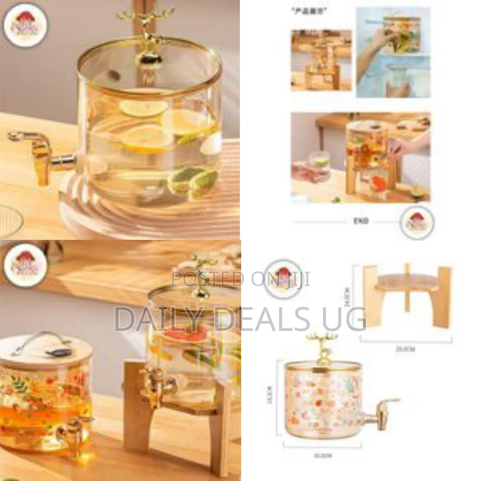 3600ml Refrigerator Cold Water Bottle With Faucet Household Cold Water