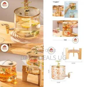 3600ml Refrigerator Cold Water Bottle With Faucet Household Cold Water