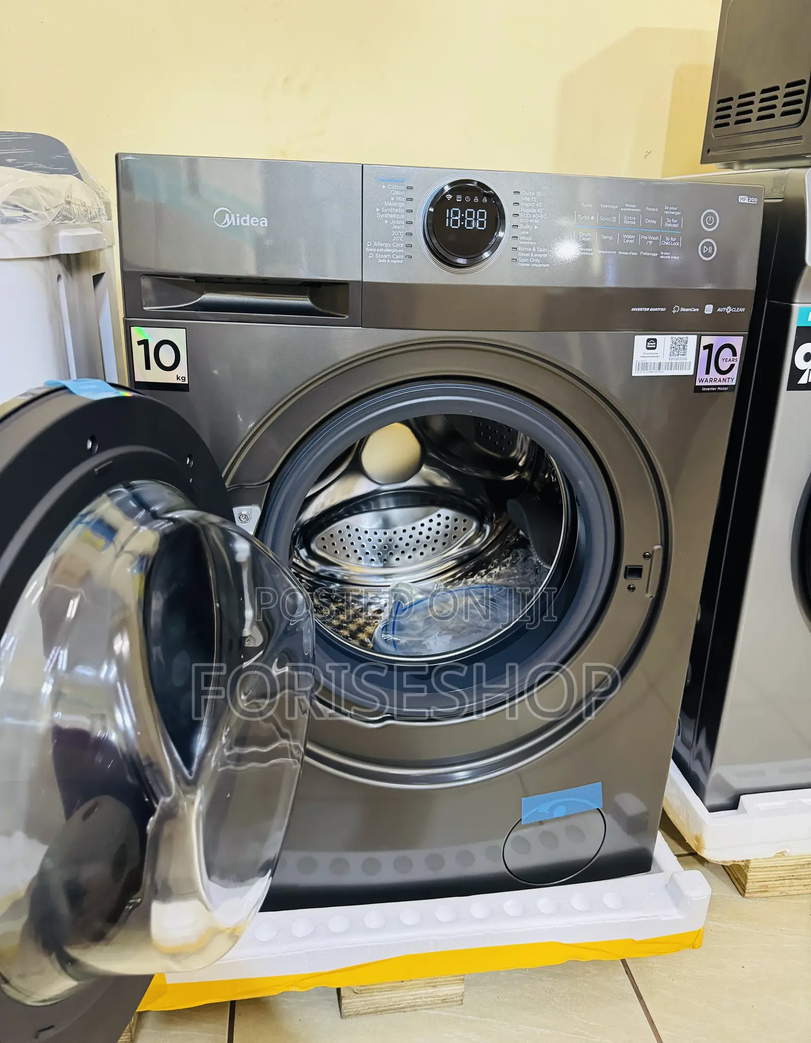 Midea Washing Machine 10kgs With Wifi 10yr Warranty
