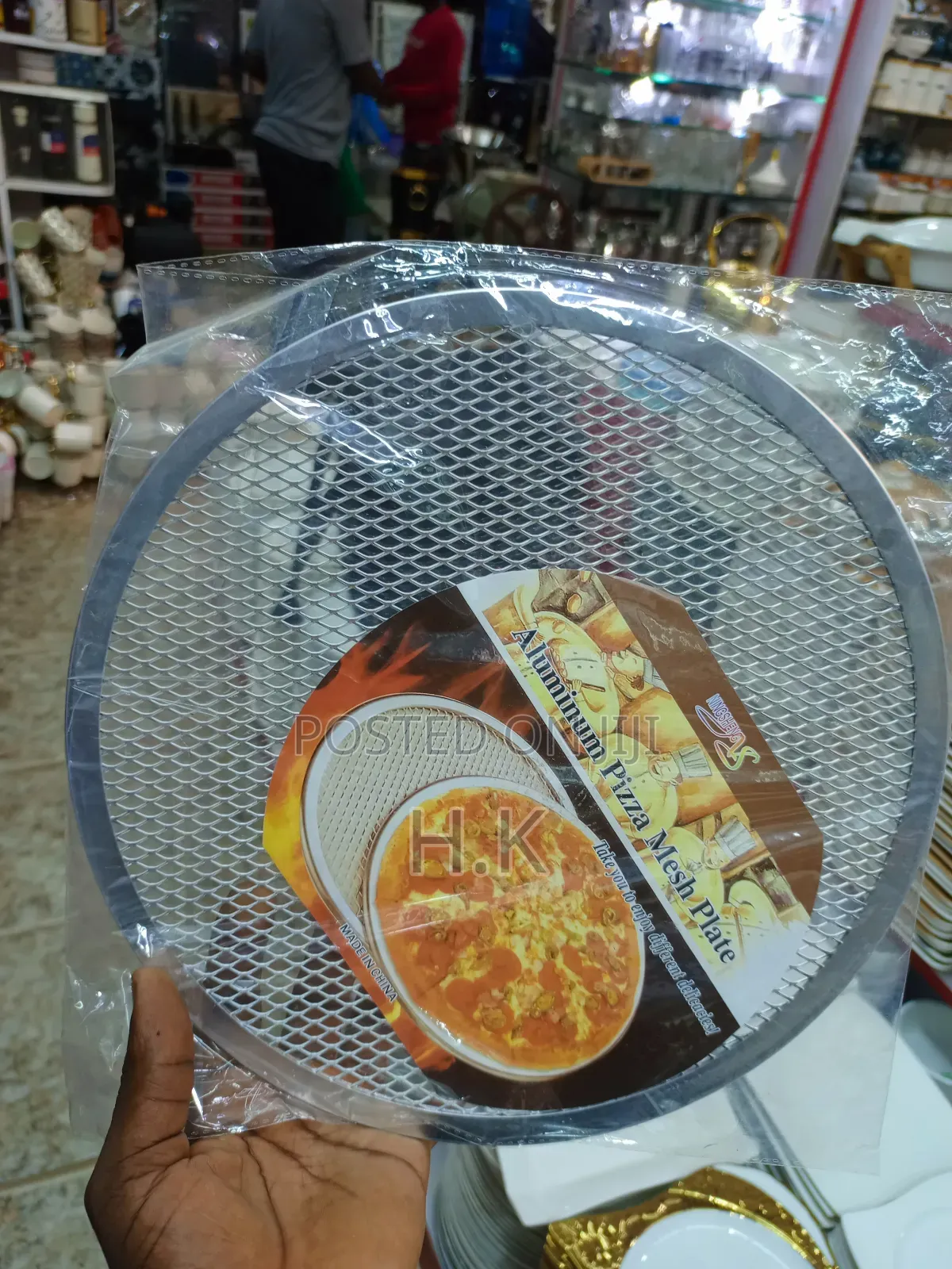 Aluminum Pizza Mesh Plate