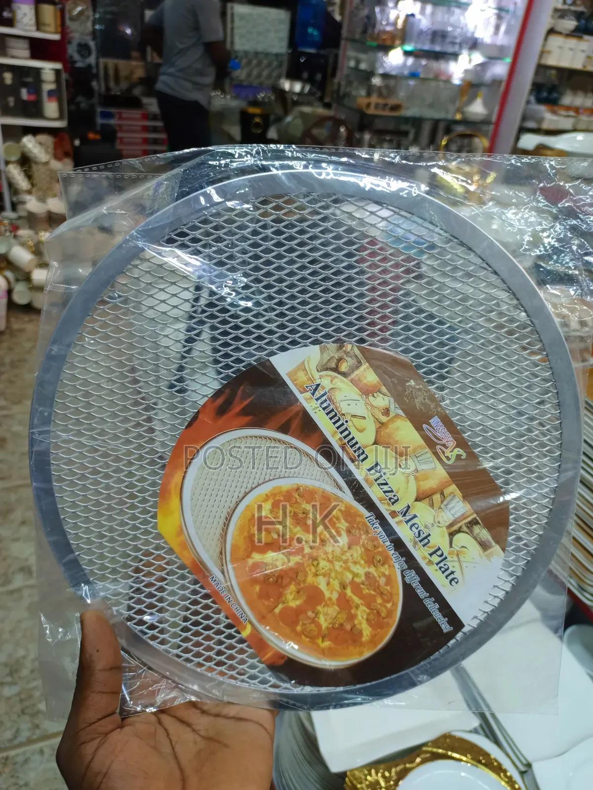 Aluminum Pizza Mesh Plate