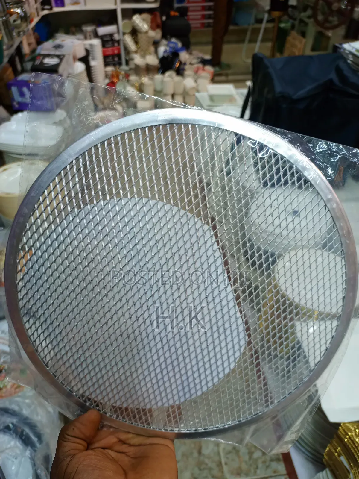 Aluminum Pizza Mesh Plate