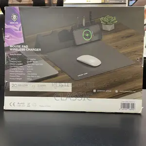 Green Lion Mouse Pad Wireless Charger