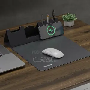 Green Lion Mouse Pad Wireless Charger