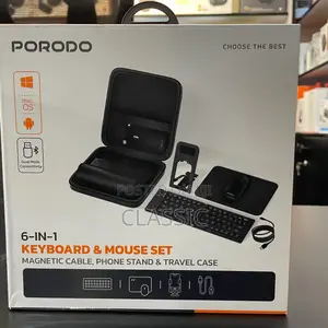 Porodo 6-in-1 Keyboard Mouse Set