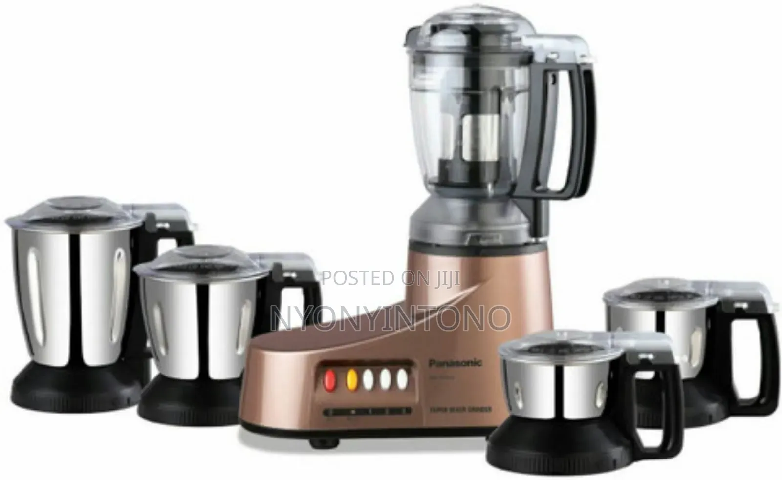 Panasonic 5jars Heavy-Duty Stainless Steel Blender / Mixer