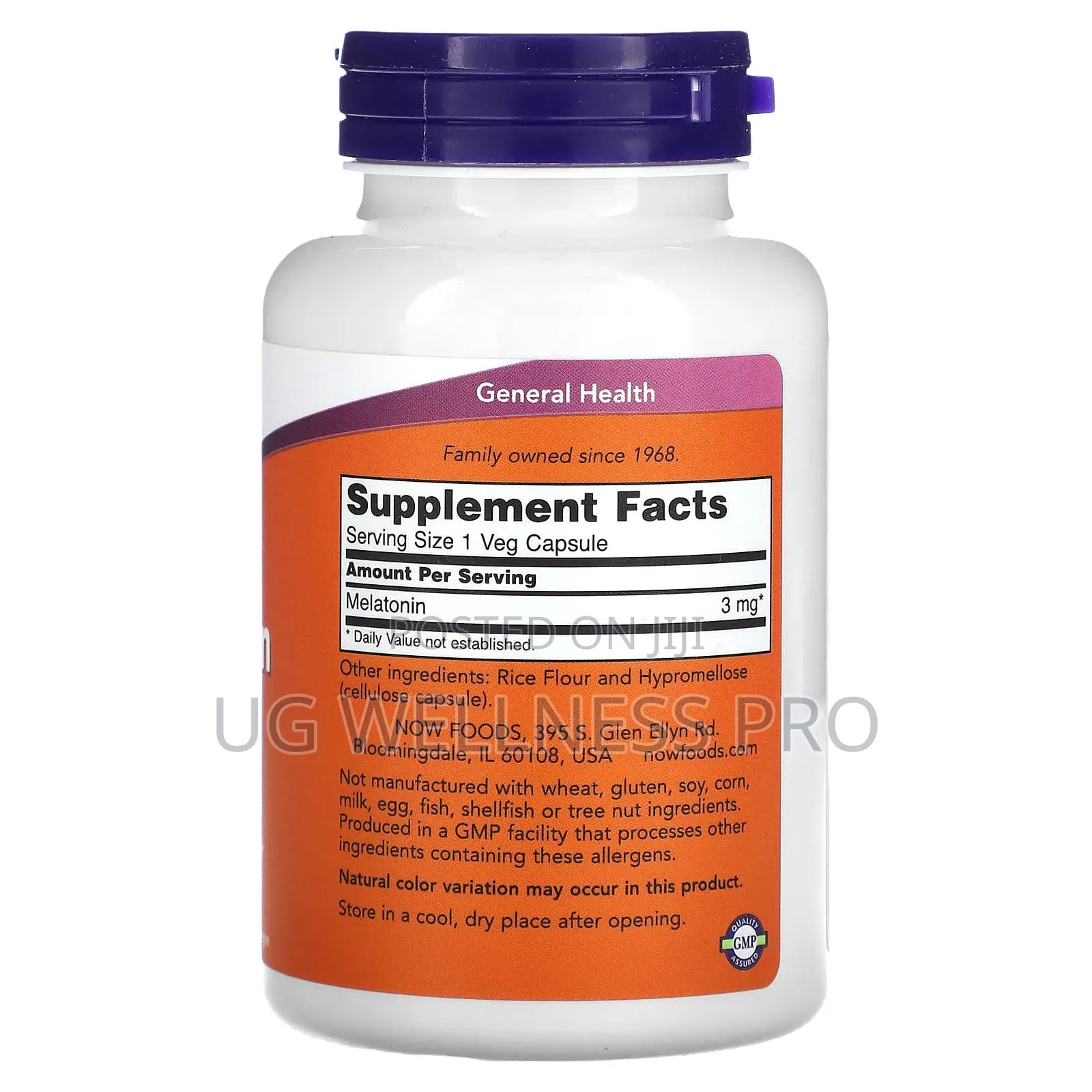 Now Foods, Melatonin, 3 Mg, 180 Veg Capsules