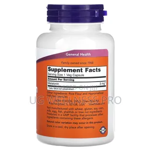 Now Foods, Melatonin, 3 Mg, 180 Veg Capsules