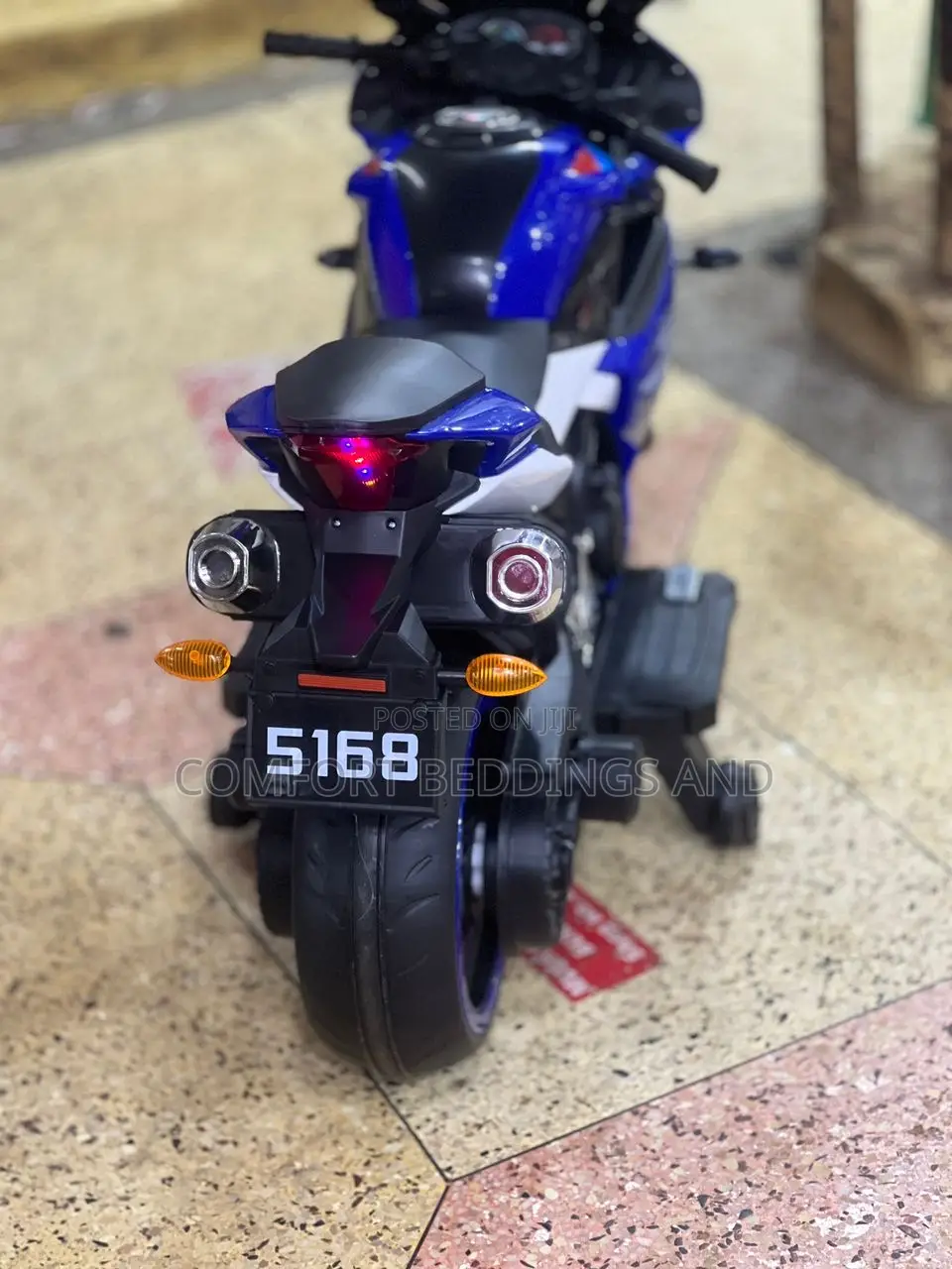Kids’ Rechargeable Motorcycle Blue