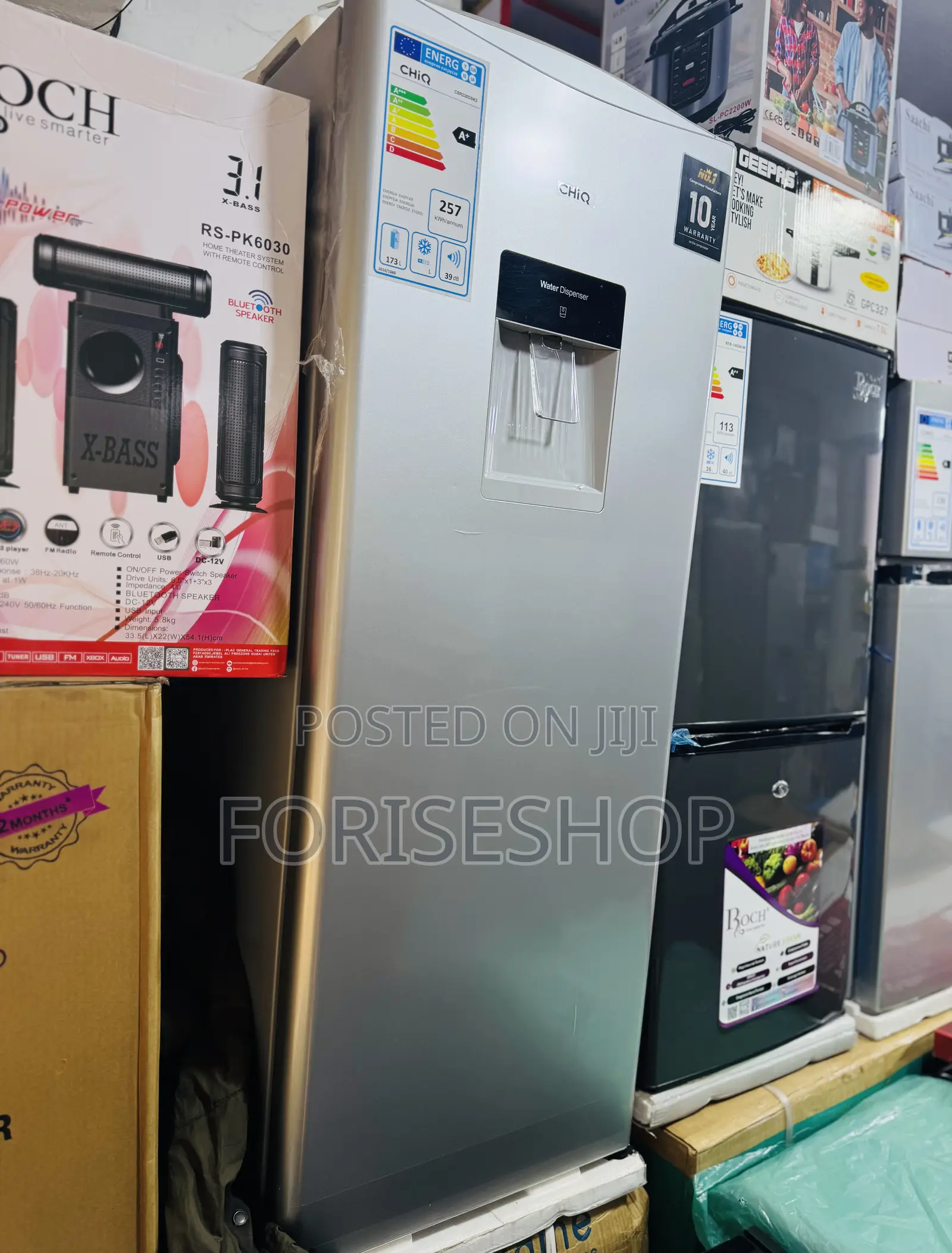 Chiq 230 Litres Fridge 10yr Warranty