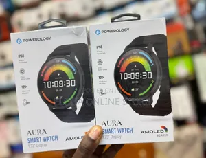 Powerology Aura Smart Watch With 1.73" Amoled Screen
