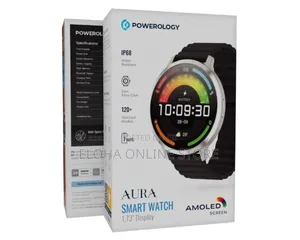 Powerology Aura Smart Watch With 1.73" Amoled Screen
