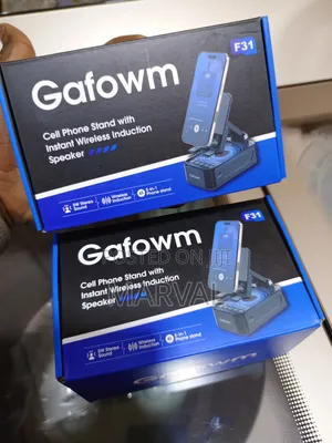5-in-1 Phone Stand With Wireless Induction Speaker and Power Bank
