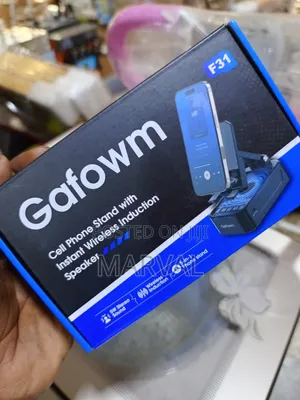 5-in-1 Phone Stand With Wireless Induction Speaker and Power Bank
