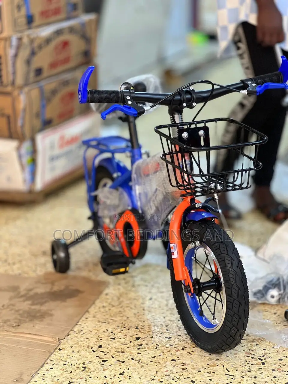 Guitar Bicycle Blue