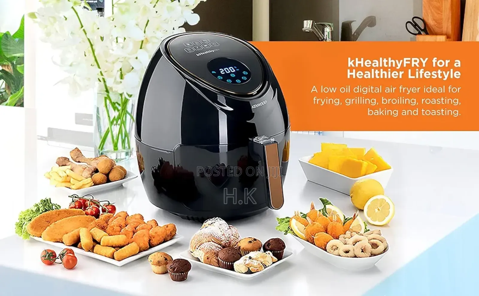 Kenwood Khealthyfry Digital Air Fryer XXL 5.5l