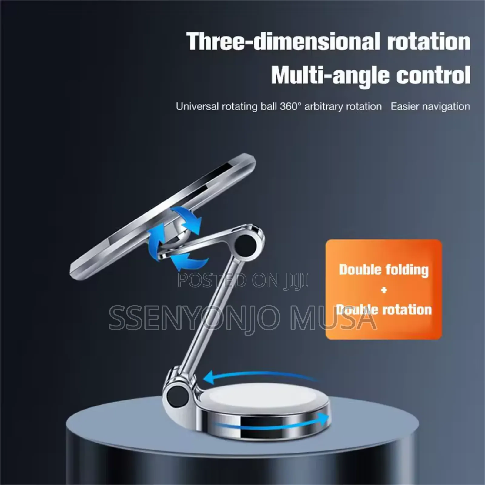 Strong Magnets Folding Magnetic Phone Holder for Dashboard All Phones