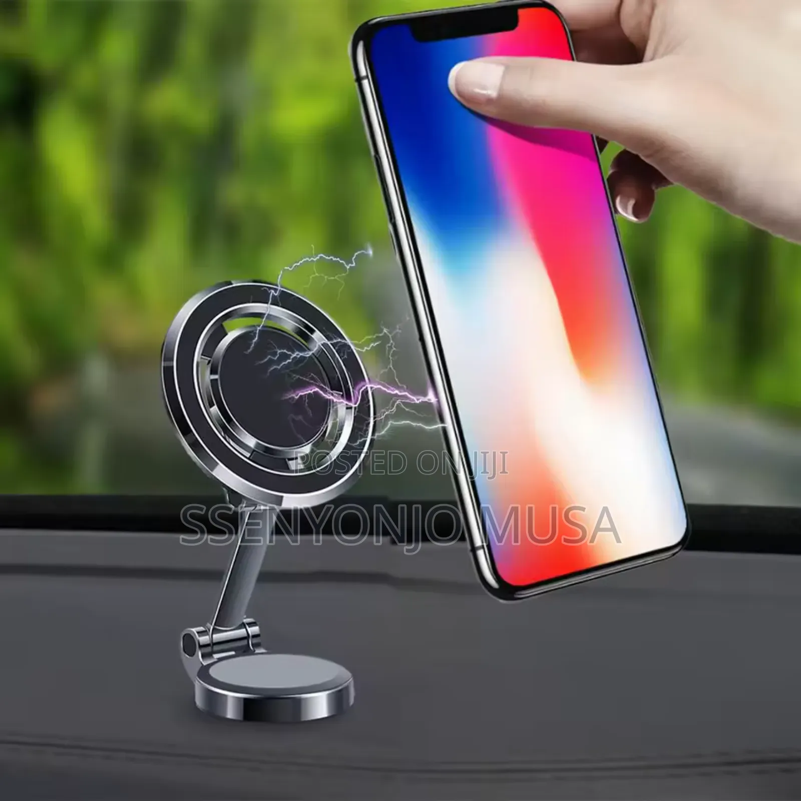 Strong Magnets Folding Magnetic Phone Holder for Dashboard All Phones