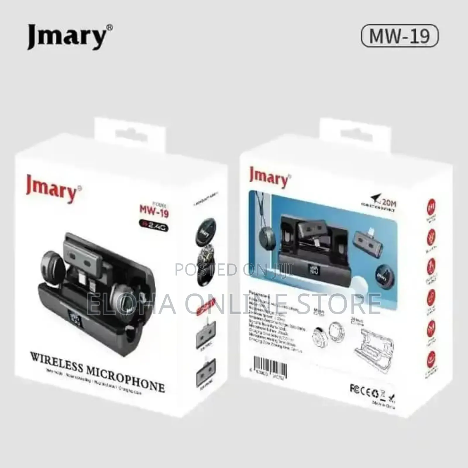 Jmary Mw-19 Dual Wireless Microphone for Type-C Lightning iPhone