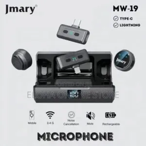 Jmary Mw-19 Dual Wireless Microphone for Type-C Lightning iPhone