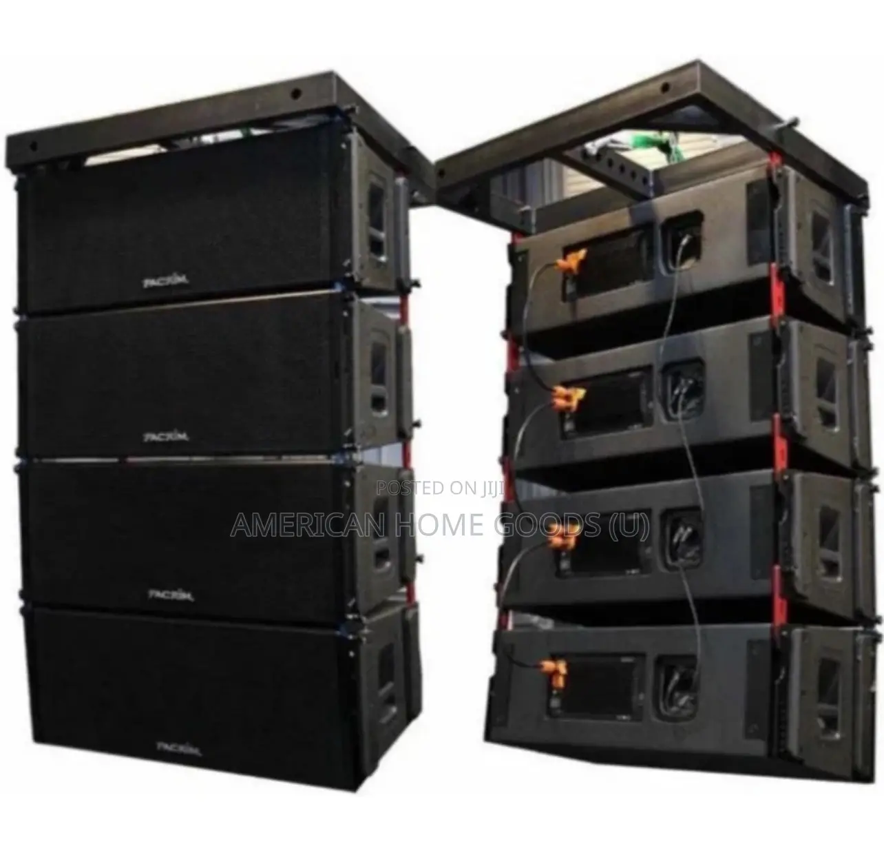 Admark a-12a Double 12" Waterproof Powered Line Array, W/Built-in DSP